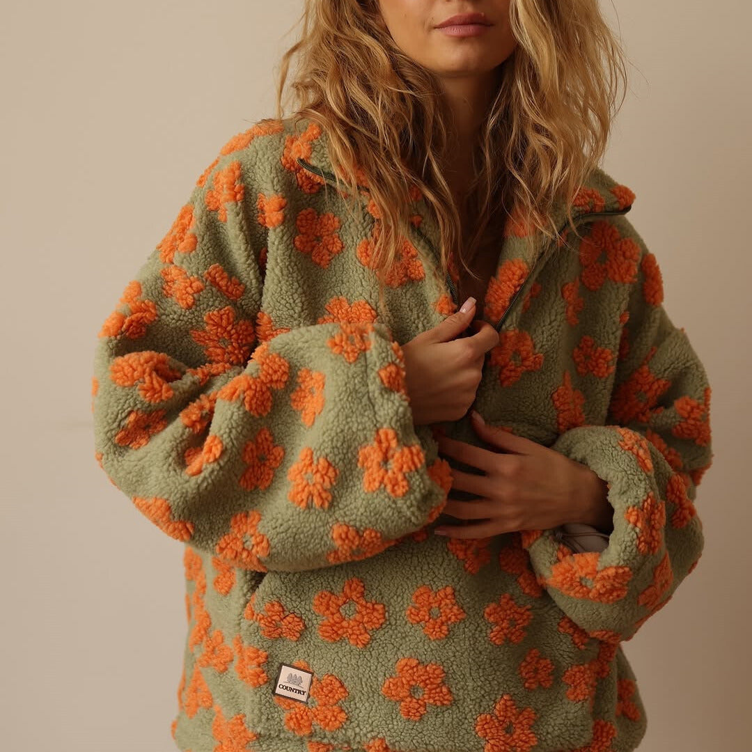 Suzan - Floral Print Sweater