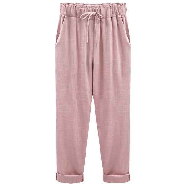 Luisa - Summer Trousers Made Of Cotton Linen