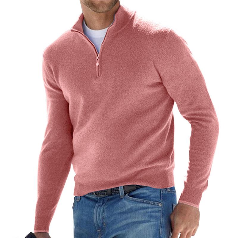 Harris | Comfort Half Zip Knit Pullover with Clean Build for Men