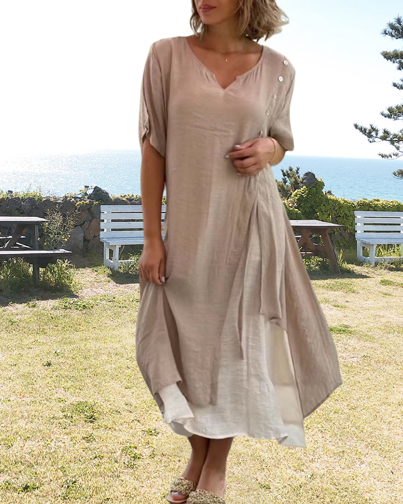 Velissa - Short-Sleeved Dress