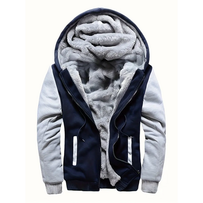 Matthew | Warm Fleece Hooded Jacket