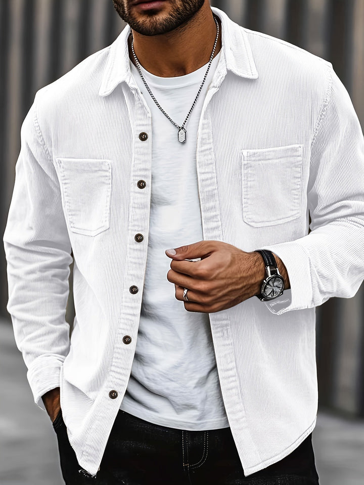 Bryce | Ribbed Textured Overshirt