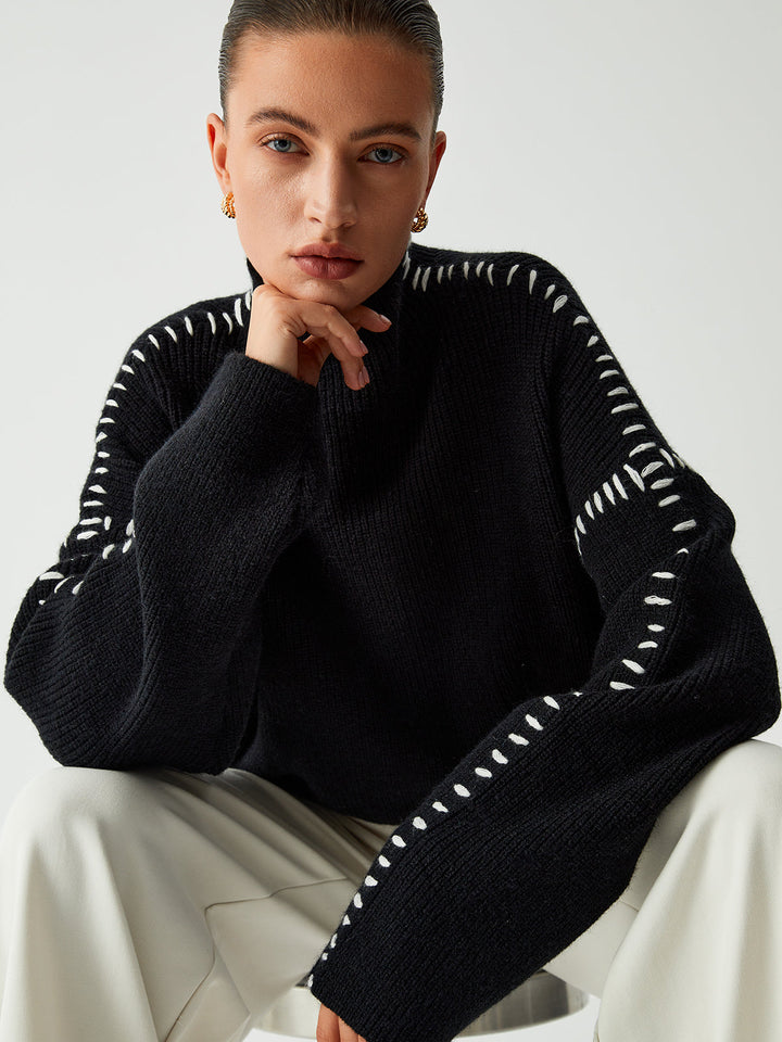 Eliane - Elegant Cutout Sweater