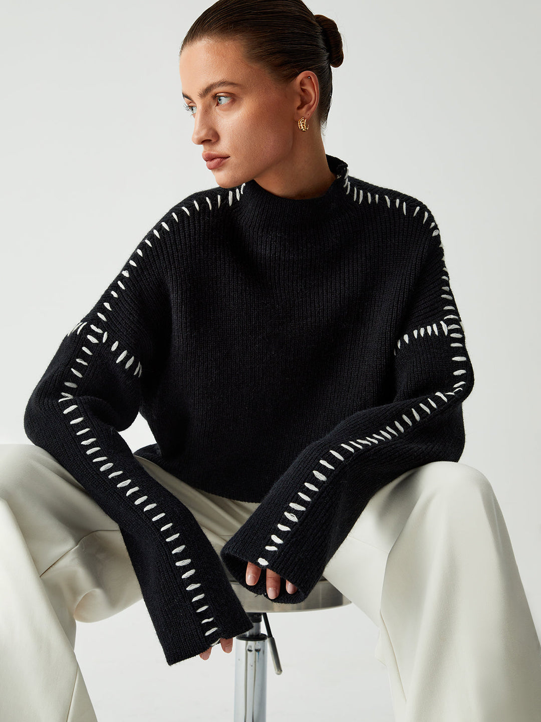 Eliane - Elegant Cutout Sweater