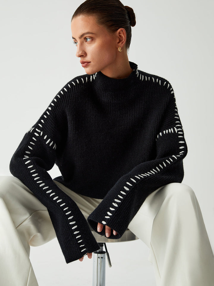 Eliane - Elegant Cutout Sweater