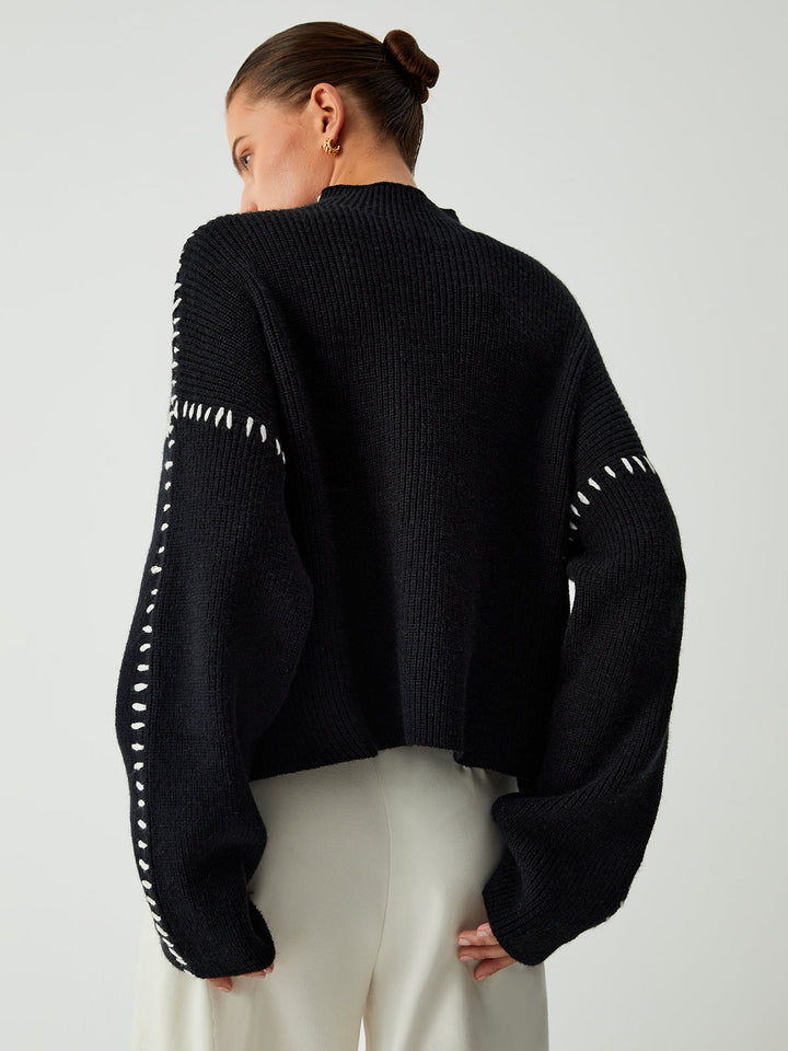 Eliane - Elegant Cutout Sweater