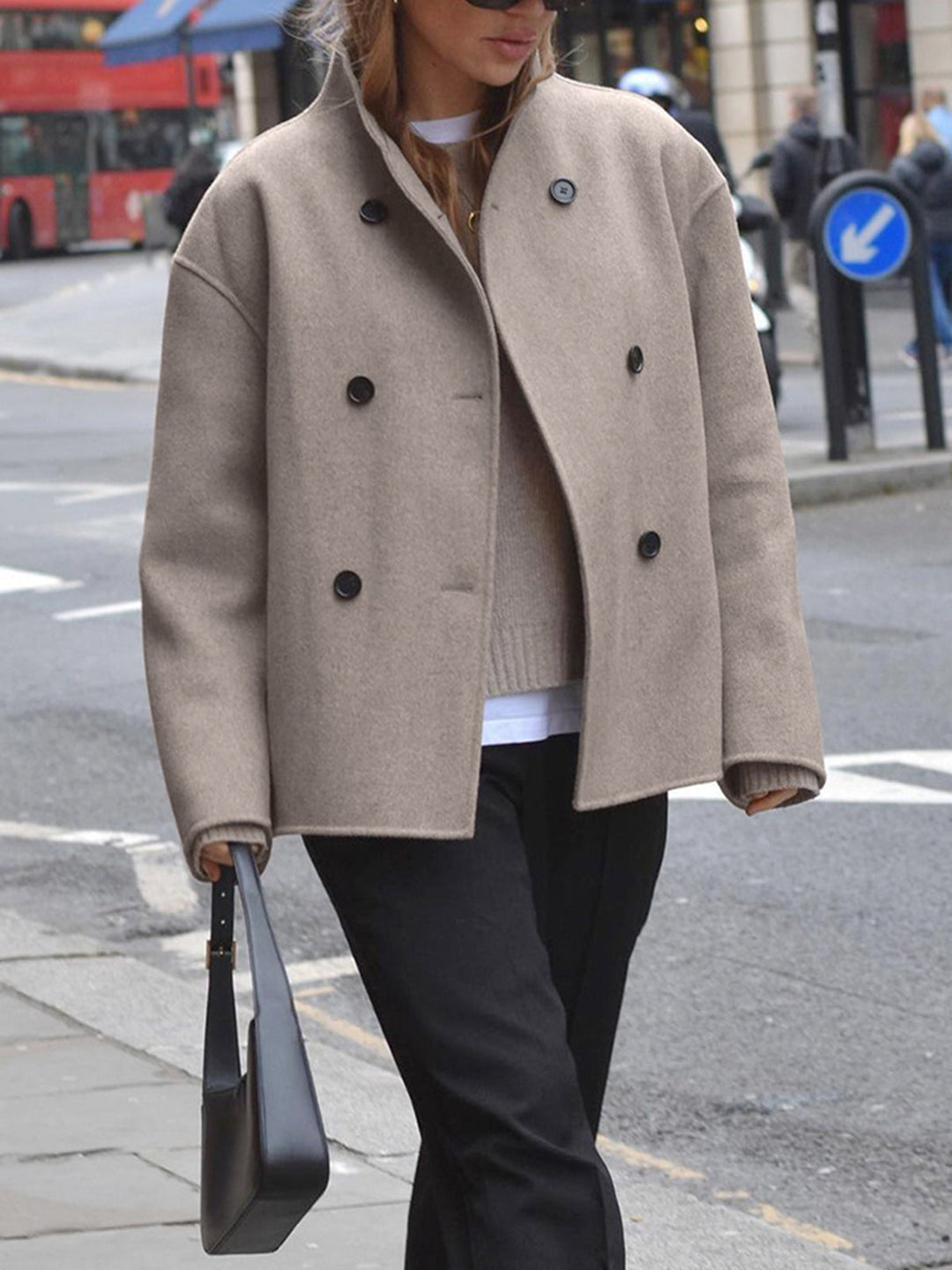 Chelsea | Double Breasted Jacket with Structured Silhouette for Women