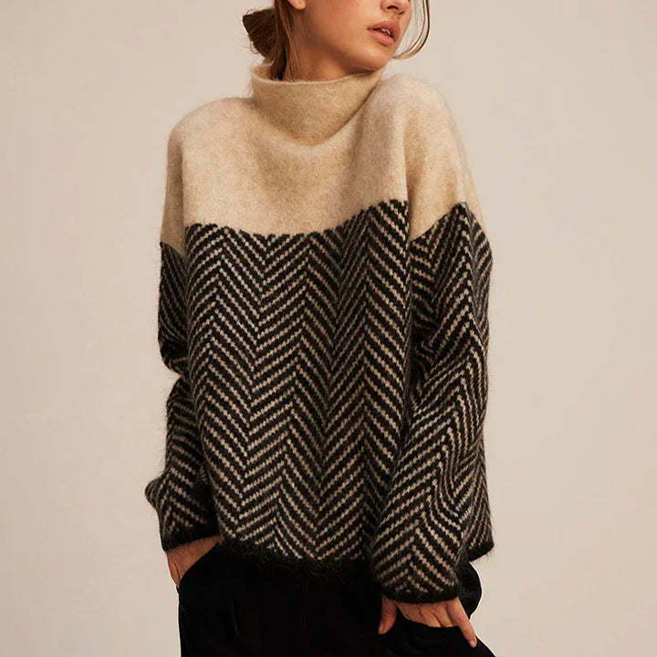 Mira - Elegant Cable Knit Sweater