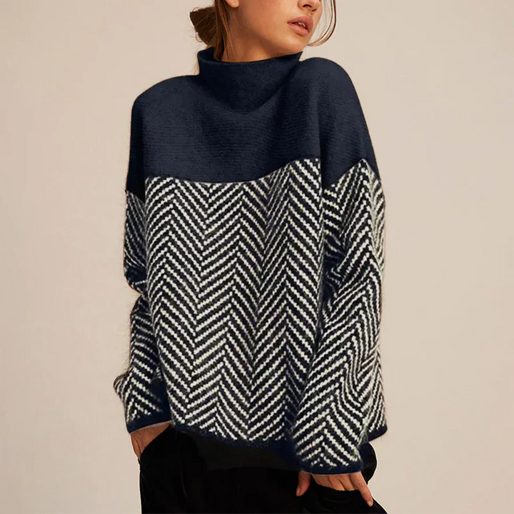 Mira - Elegant Cable Knit Sweater