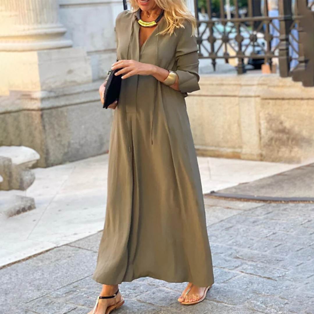 Giselle - Comfortable, Loose-Fitting Maxi Dress