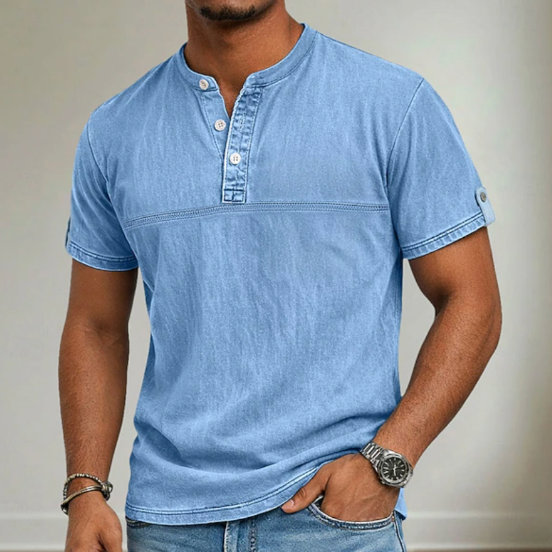 Noah - Stand Collar Short Sleeve