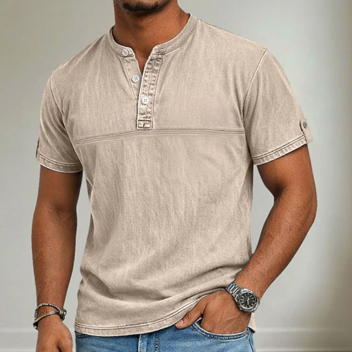 Noah - Stand Collar Short Sleeve