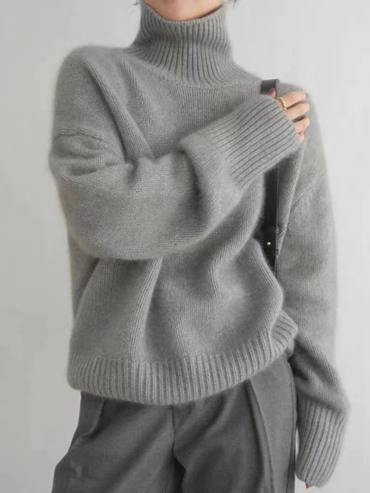 Marianne | Luxe Turtleneck Sweater with One Size Relaxed Cut for Women