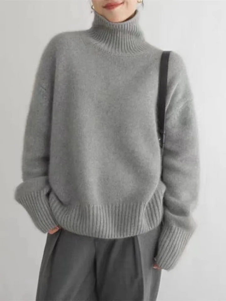 Marianne | Luxe Turtleneck Sweater with One Size Relaxed Cut for Women