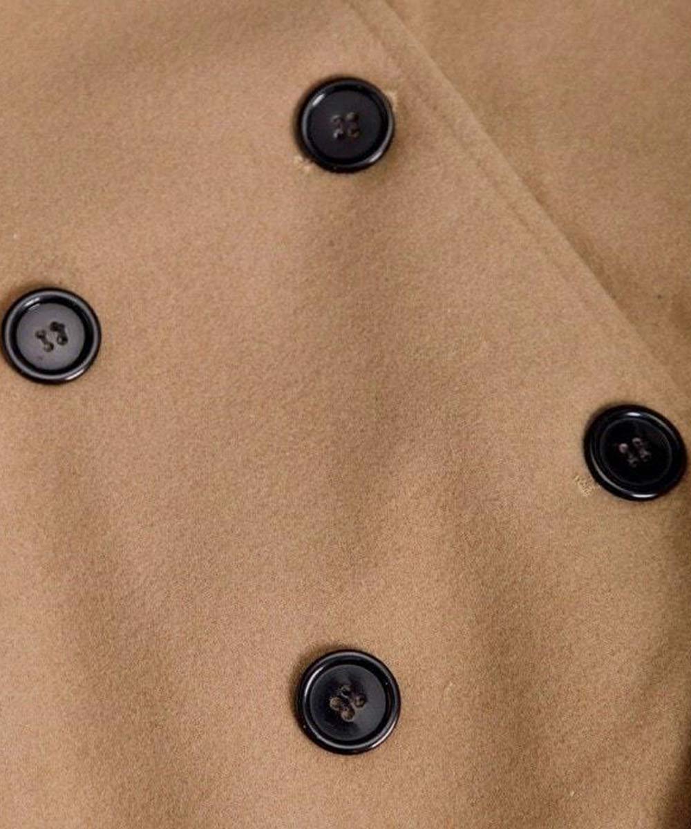 Double-Buttoned Wool Coat
