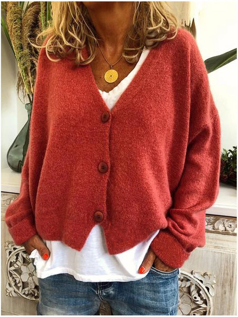 Elowyn | Soft Open-Front Cardigan with Relaxed Drape for Women
