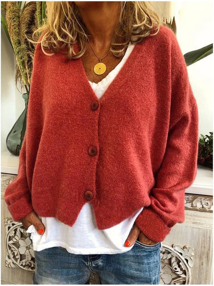 Elowyn | Soft Open-Front Cardigan with Relaxed Drape for Women