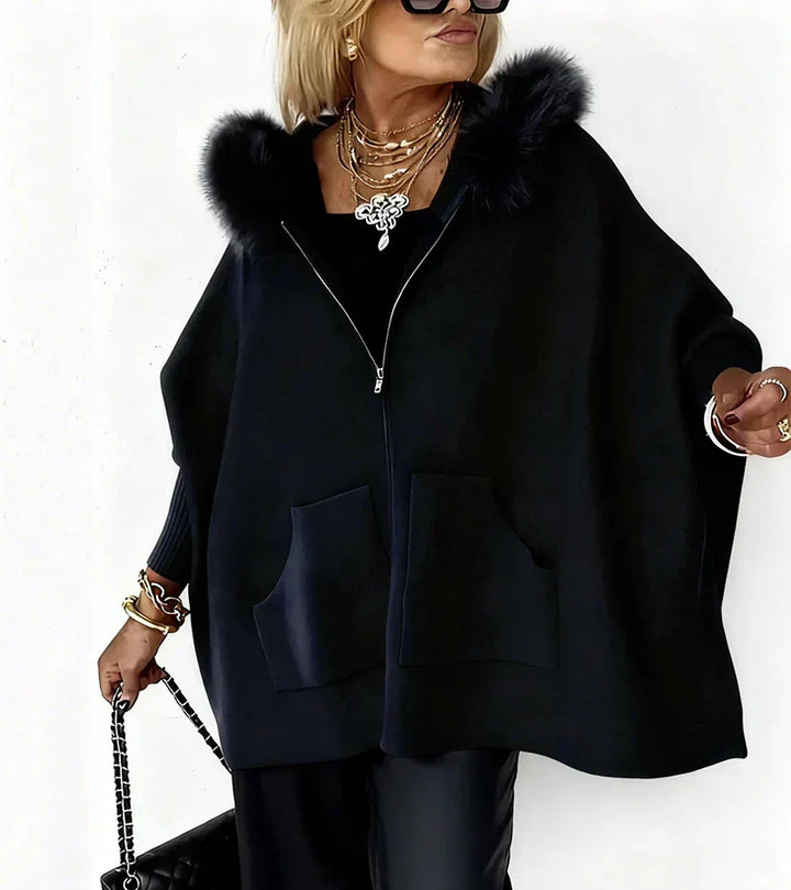 Maribelle | Hooded Winter Coat with Faux Fur Collar for Women
