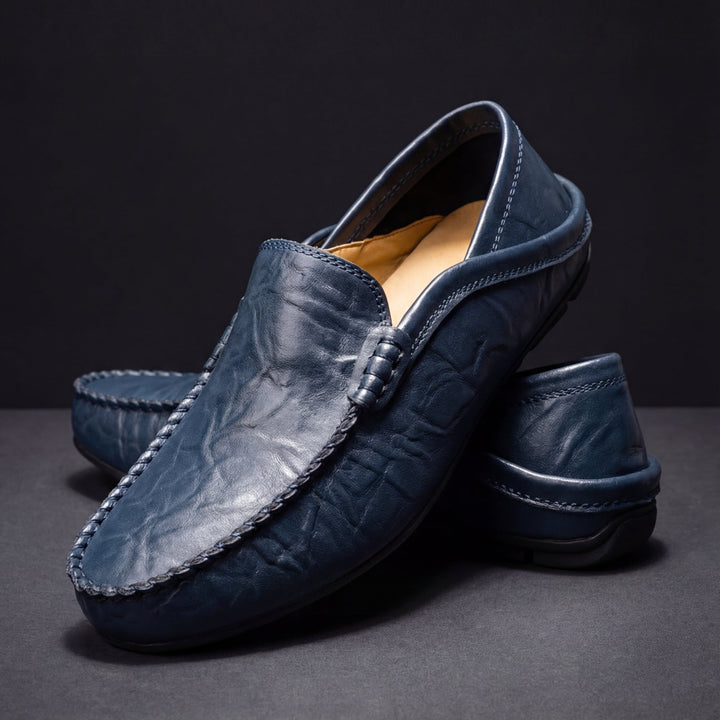 Emerson | Genuine Leather Loafers with Cushioned Sole for Men