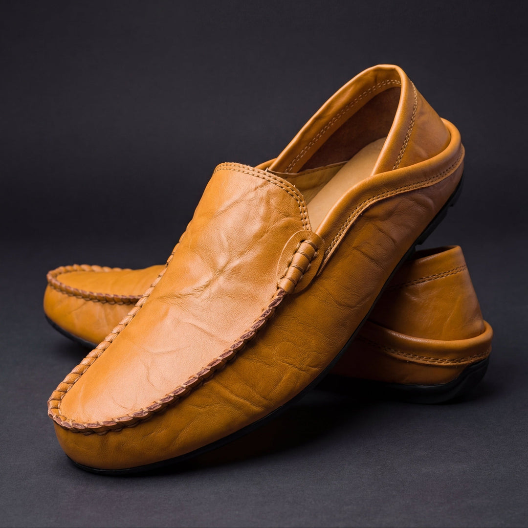 Emerson | Genuine Leather Loafers with Cushioned Sole for Men