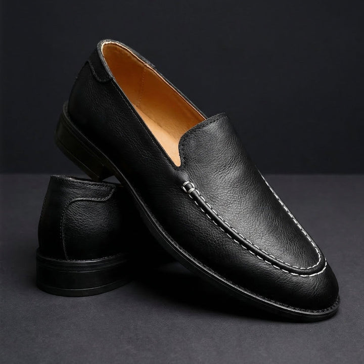Grayson | Soft Leather Loafers with Precision Stitched Upper for Men