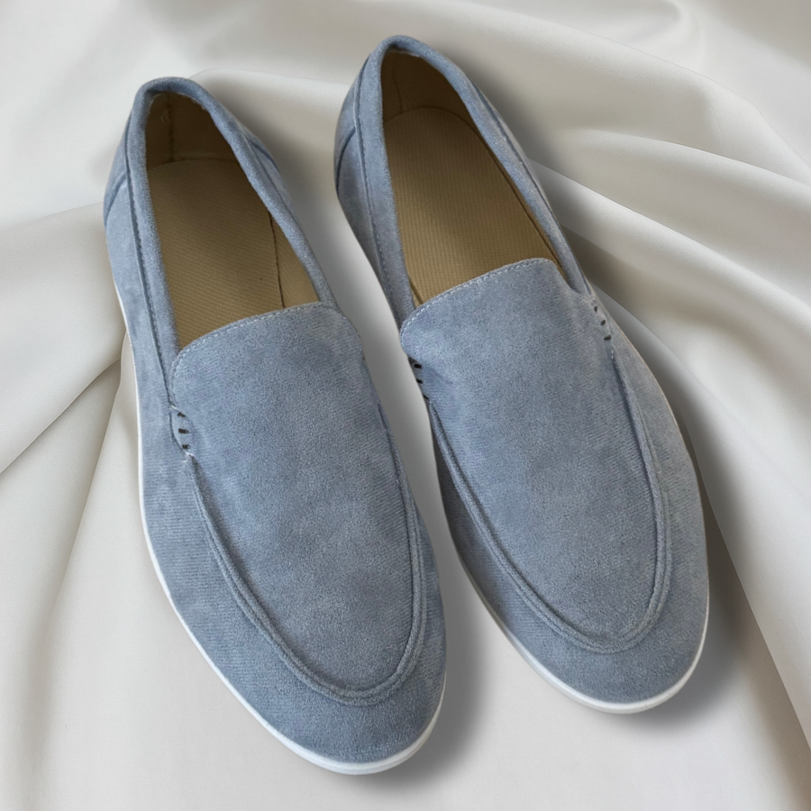 Barnaby | Suede Loafers with Sharp Silhouette and Soft Sole for Men