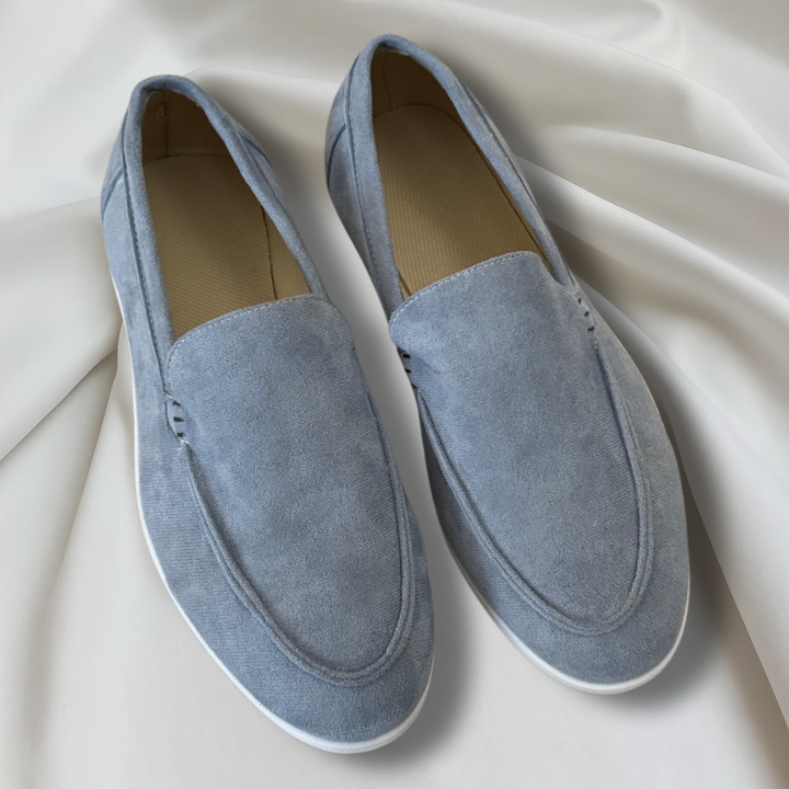 Barnaby | Suede Loafers with Sharp Silhouette and Soft Sole for Men