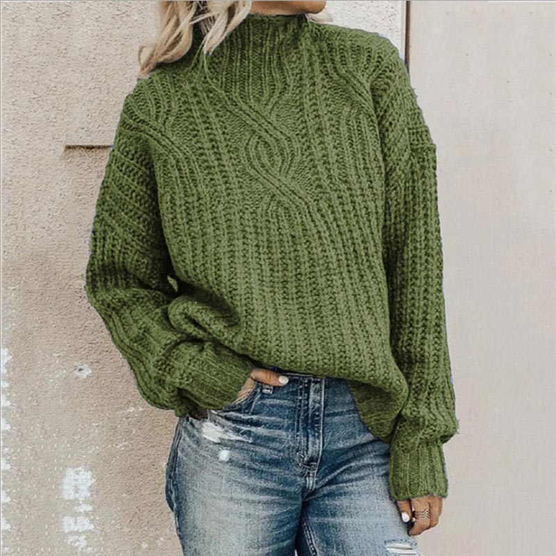Anna – Elegant Cable-Knit Sweater