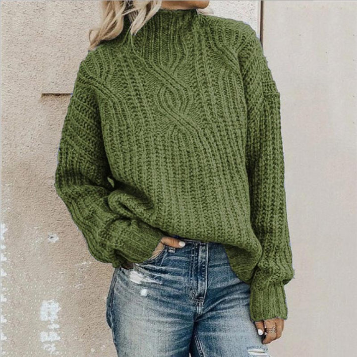 Anna – Elegant Cable-Knit Sweater