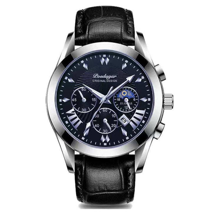 Luxury Watch With Leather Strap