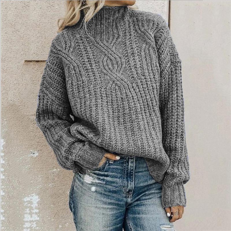 Anna – Elegant Cable-Knit Sweater