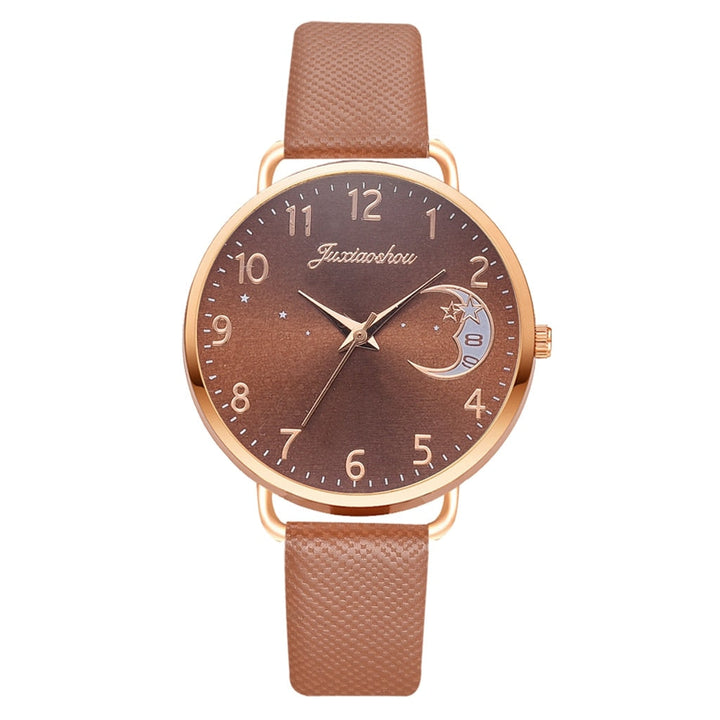 Watch With Moon Transmission And Bracelet Set