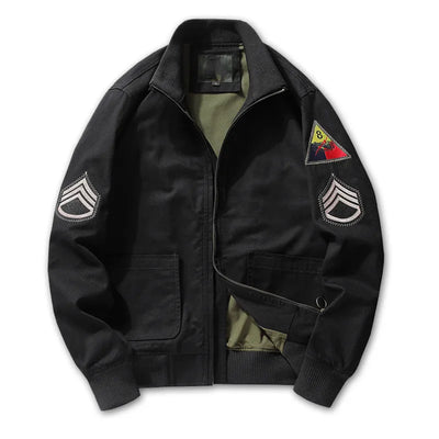 Finn - Stealth Cotton Bomber Jacket