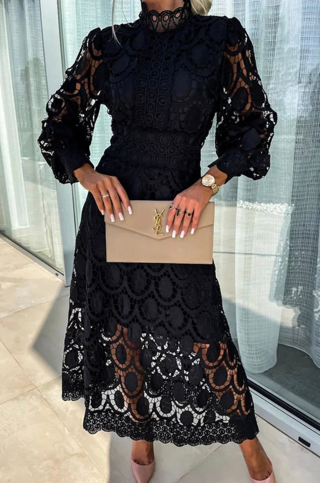Amy - Elegant Lace Dress