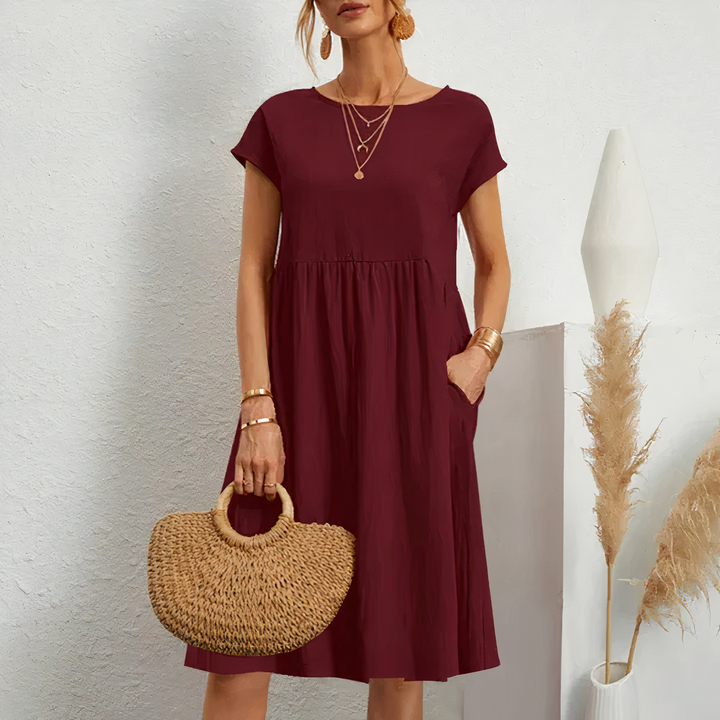 Irish - Knee-Length Dress With Pockets