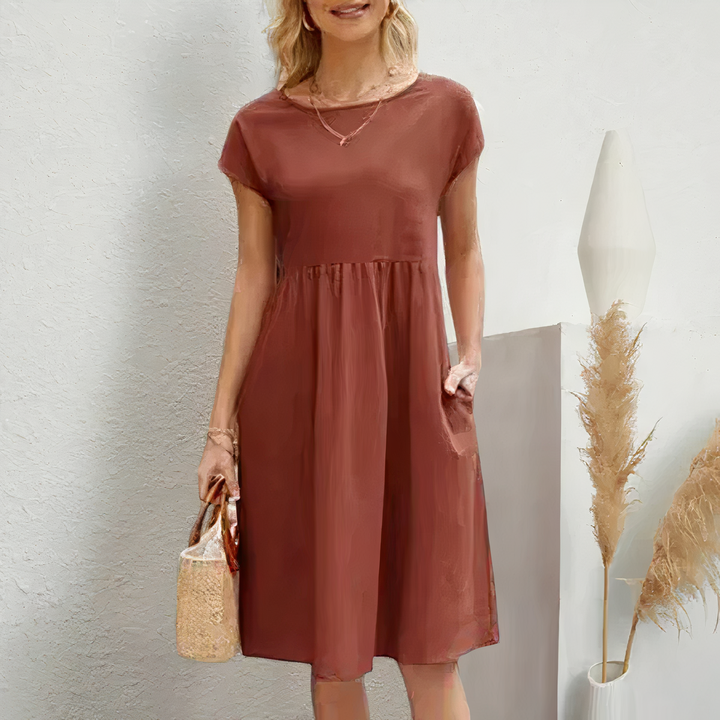 Irish - Knee-Length Dress With Pockets