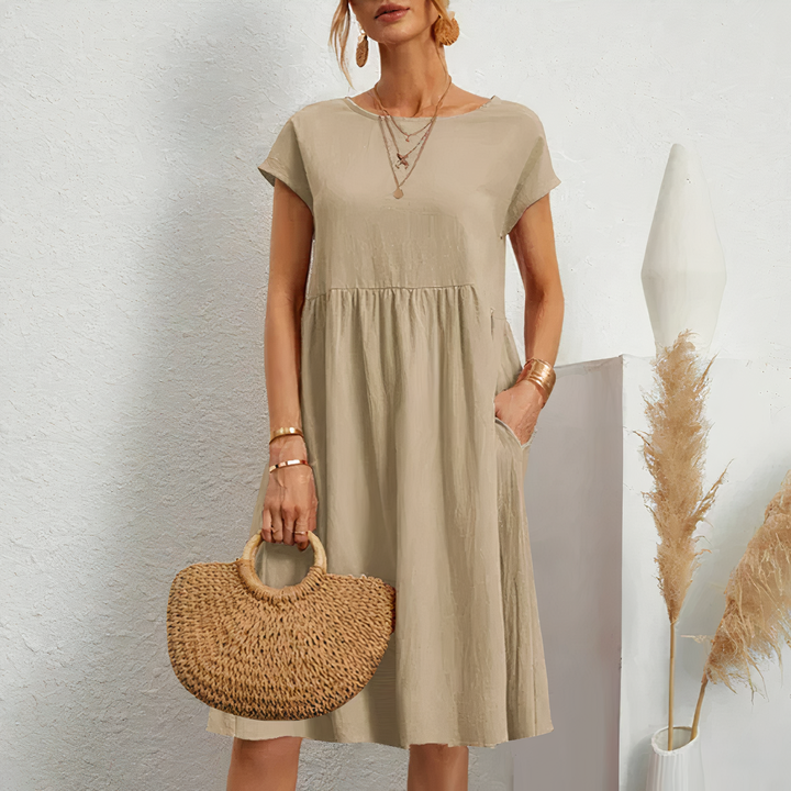 Irish - Knee-Length Dress With Pockets
