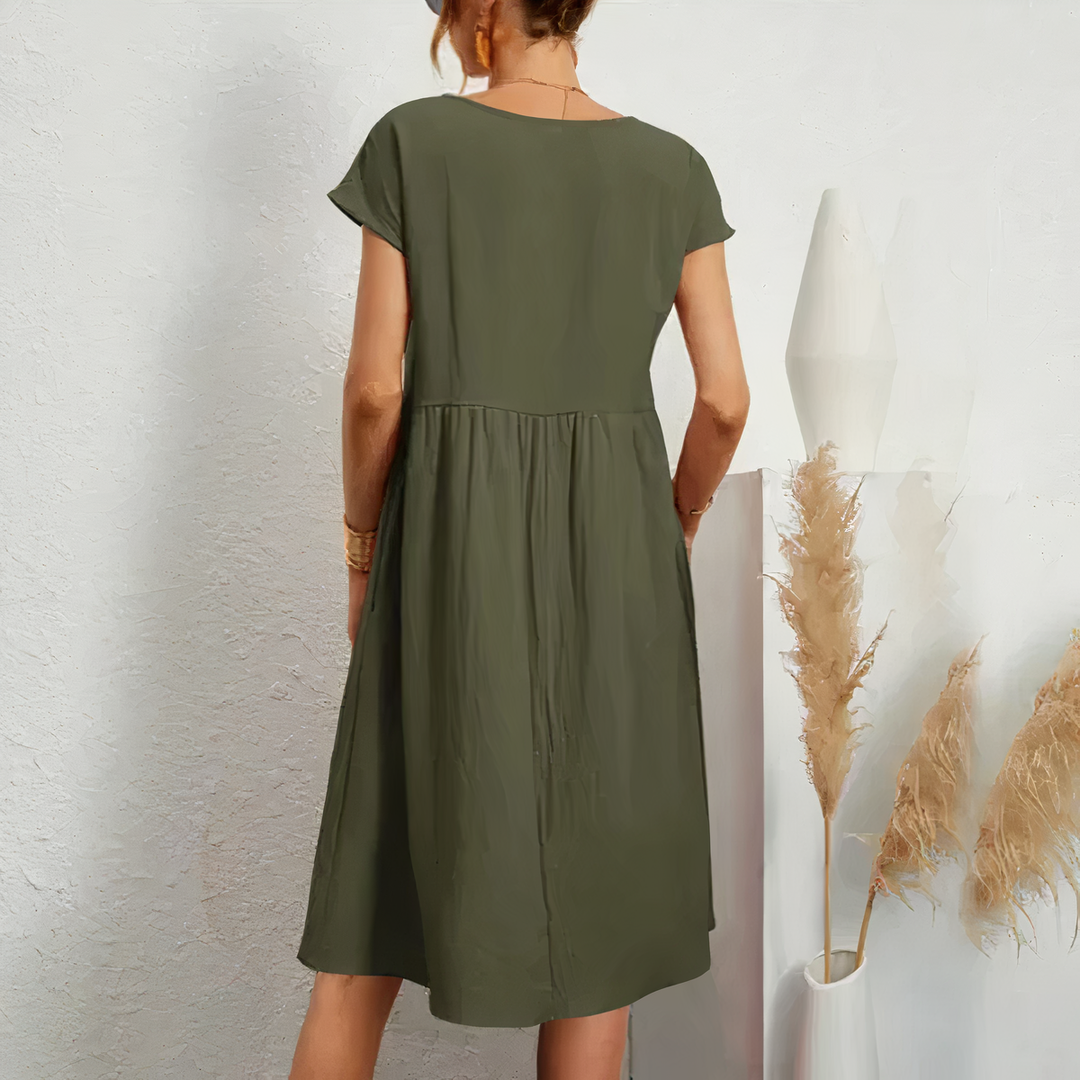 Irish - Knee-Length Dress With Pockets