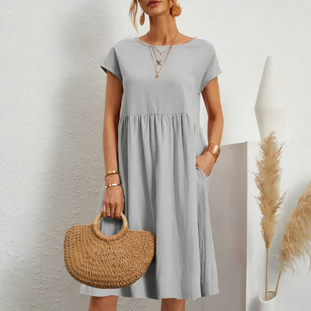 Irish - Knee-Length Dress With Pockets