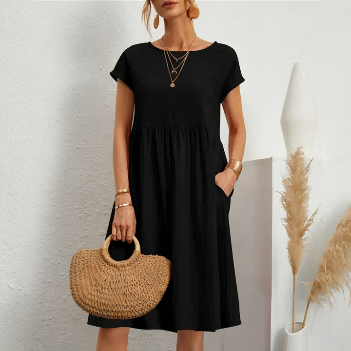 Irish - Knee-Length Dress With Pockets