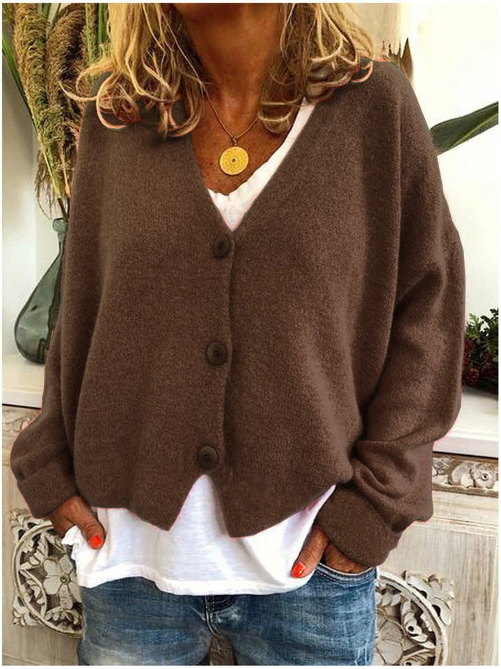 Elowyn | Soft Open-Front Cardigan with Relaxed Drape for Women