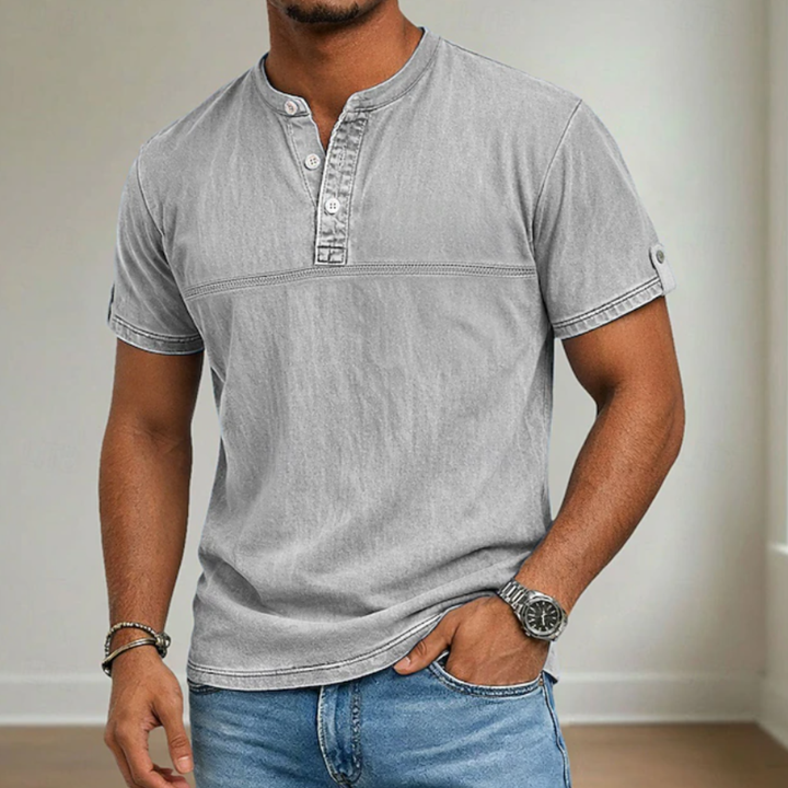 Noah - Stand Collar Short Sleeve