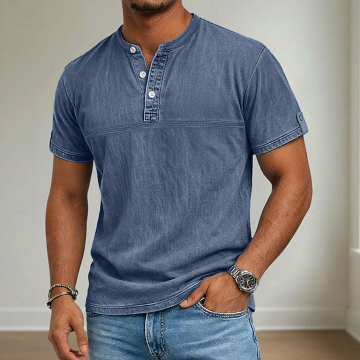 Noah - Stand Collar Short Sleeve