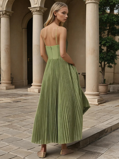Zoe - Elegant Open-Back Sleeveless Evening Dress