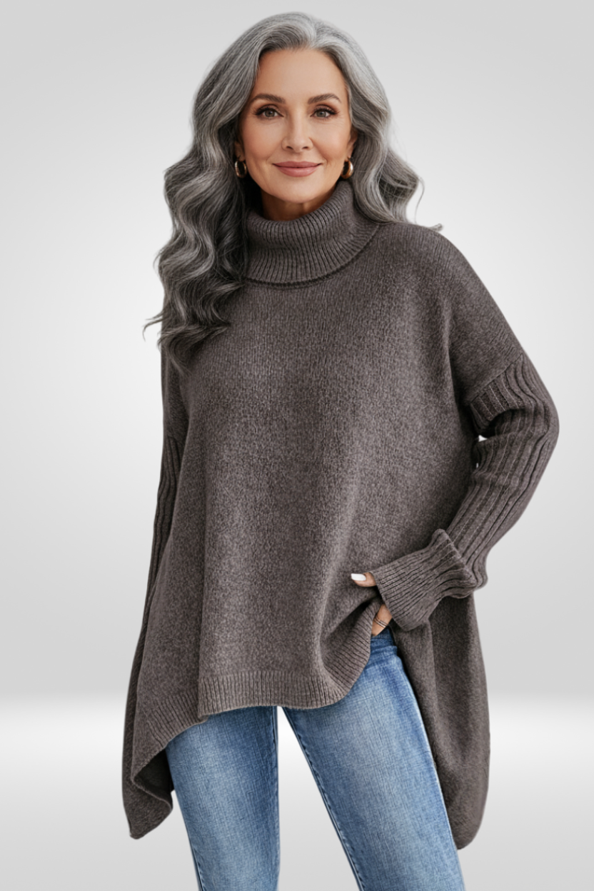 Isabelle - Cozy Asymmetrical Sweater