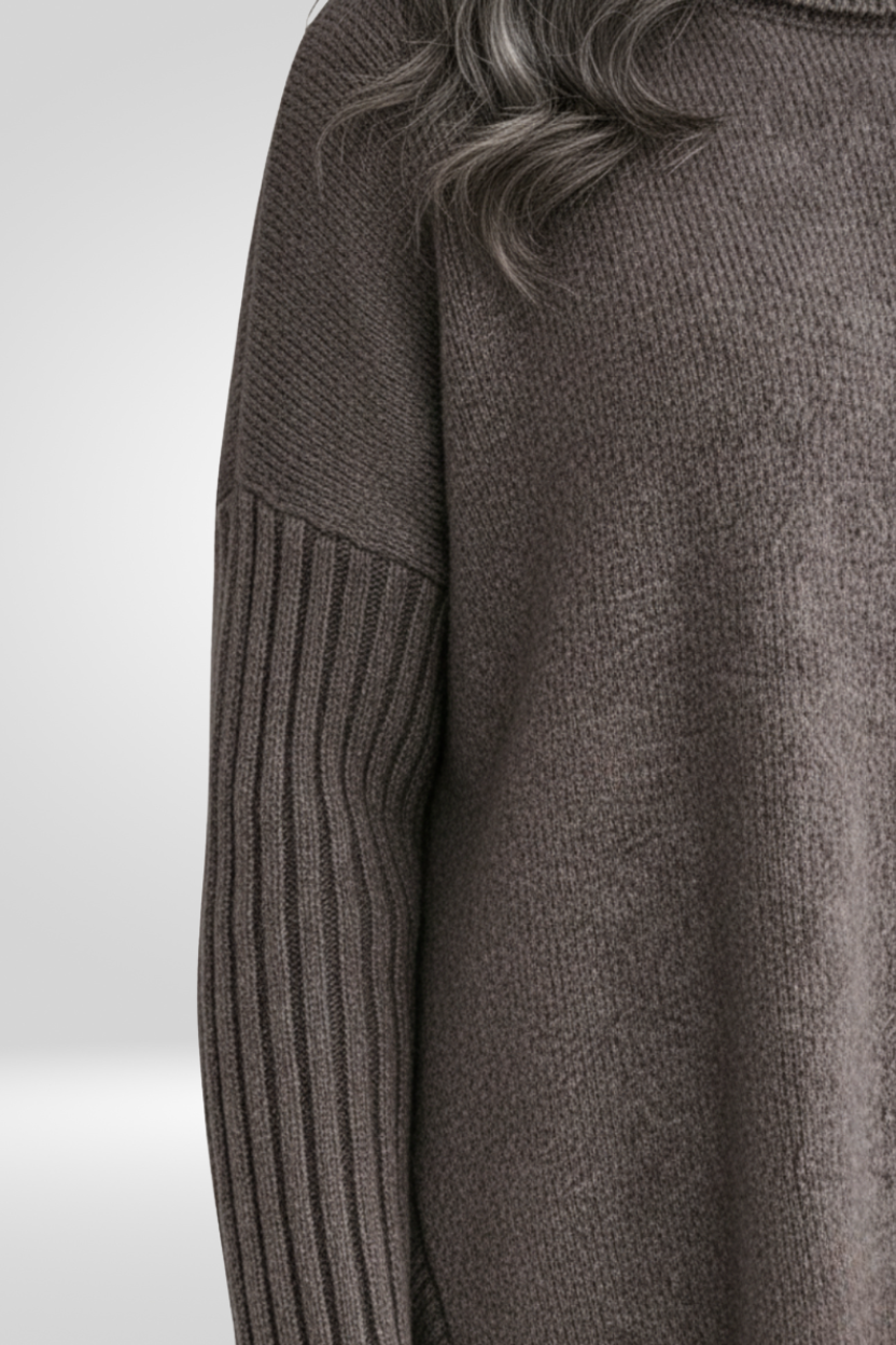 Isabelle - Cozy Asymmetrical Sweater