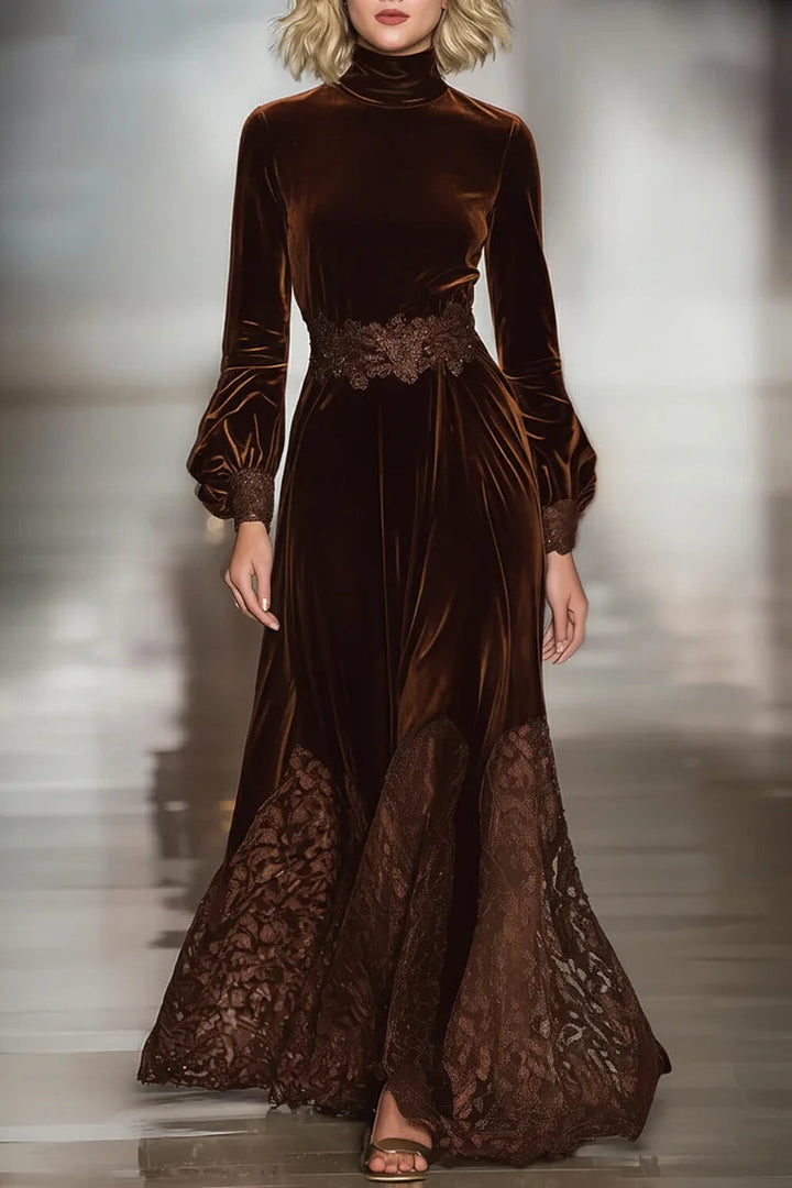 Isabella - Velvet Maxi Dresses