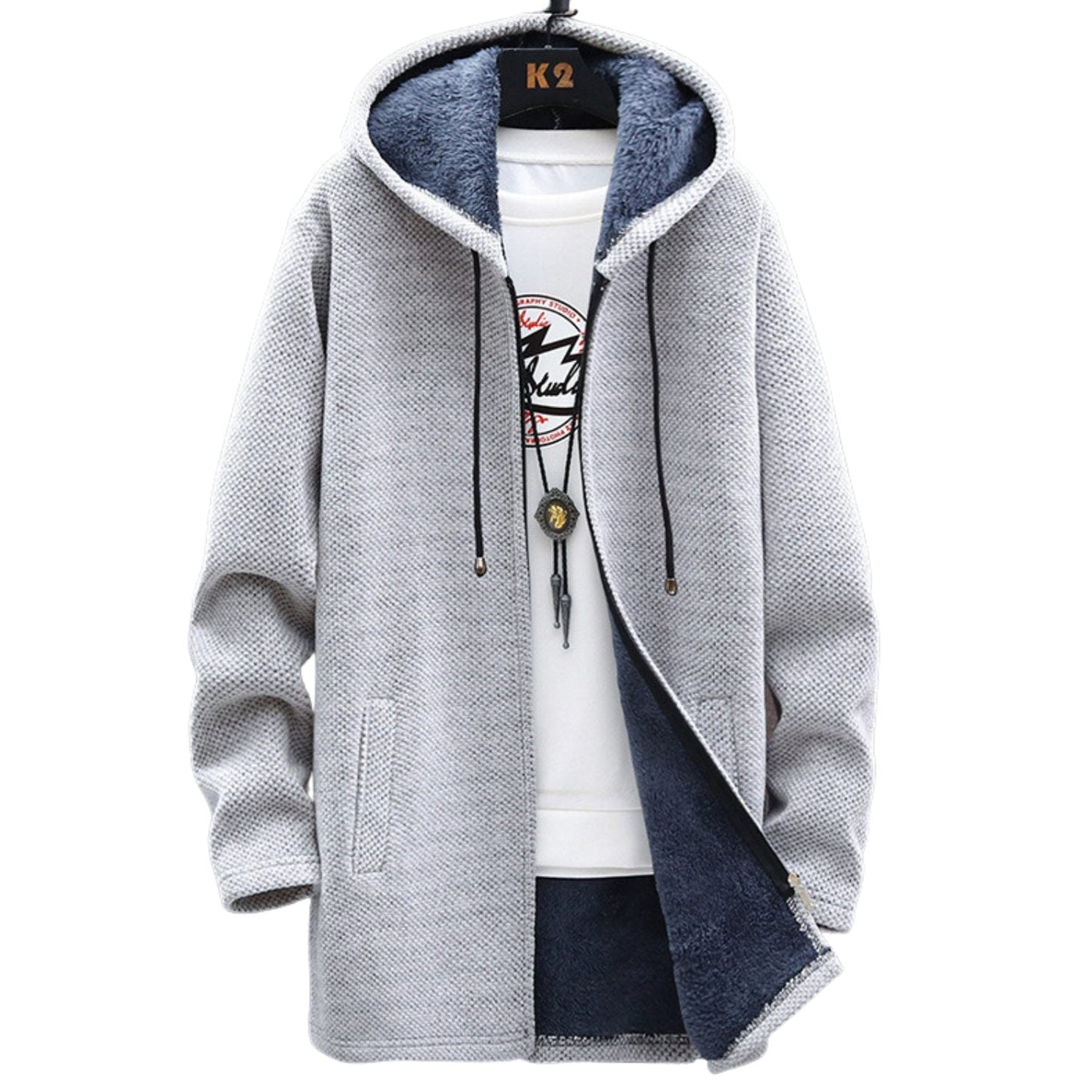 Levi - Men's Hooded Fleece-Lined Jacket