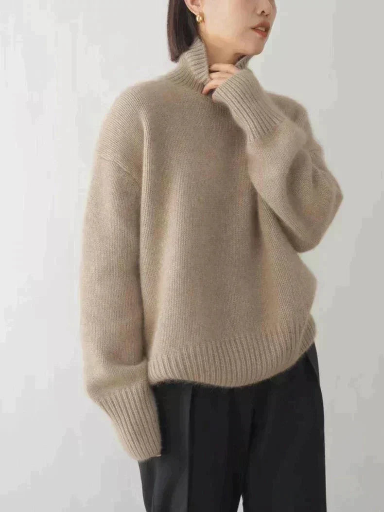 Marianne | Luxe Turtleneck Sweater with One Size Relaxed Cut for Women