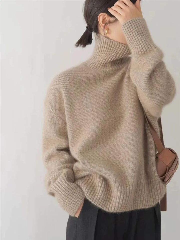 Marianne | Luxe Turtleneck Sweater with One Size Relaxed Cut for Women